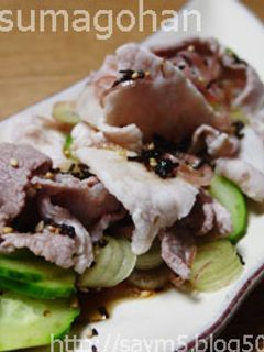 豚肉と茗荷の塩こんぶサラダ-レシピのメイン写真
