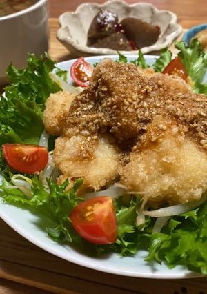 白身魚の竜田揚げ レモン醤油だれ-レシピのメイン写真