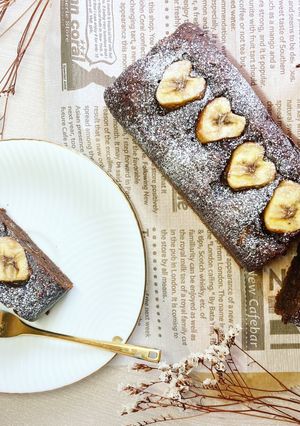 やみつき♡濃厚チョコバナナケーキ-レシピのメイン写真