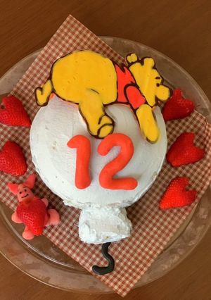 プーさん風船ケーキ-レシピのメイン写真
