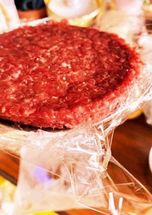 FPで牛肉100%ハンバーガー用パテ-レシピのメイン写真