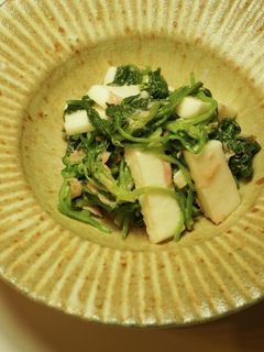 長芋とツナとほうれん草の和え物-レシピのメイン写真