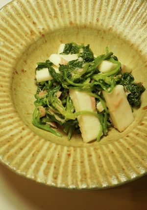 長芋とツナとほうれん草の和え物-レシピのメイン写真