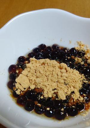タピオカ きなこ わらび餅風-レシピのメイン写真