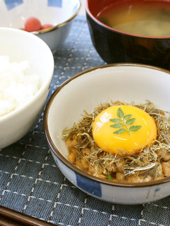 ぜいたく納豆ごはん-レシピのメイン写真