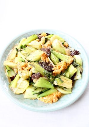 『あん』を絡めて【青梗菜と卵の中華うま煮-レシピのメイン写真