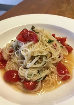 簡単!和風カッペリーニ風そう麺-レシピのメイン写真