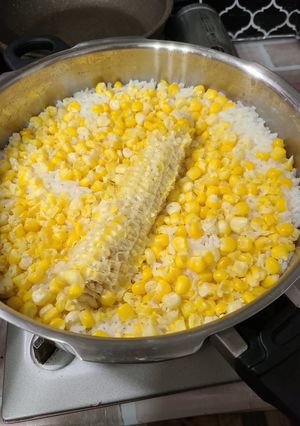 Asahiの0活力鍋でとうもろこしご飯-レシピのメイン写真
