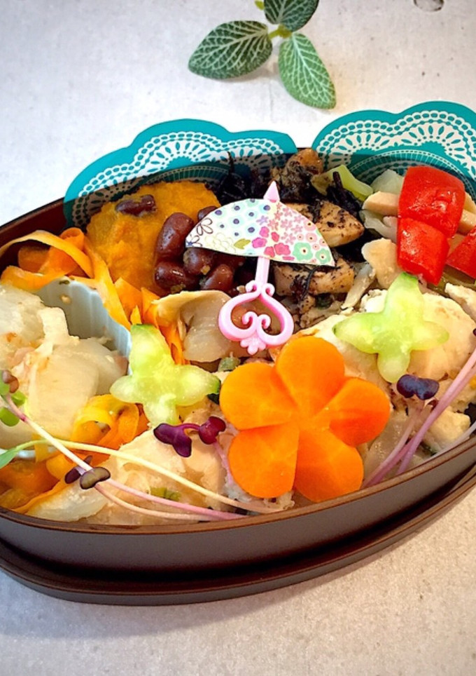 雨月14　ねぎ塩ささみ弁当-レシピのメイン写真
