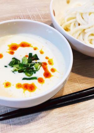 [簡単]冷やしうどん素麺 豆乳つけ汁-レシピのメイン写真