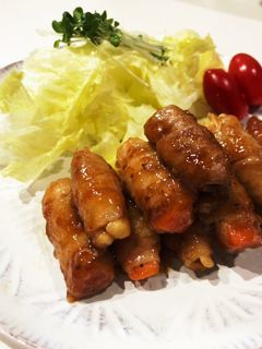 ご飯が進む!野菜の肉巻き-レシピのメイン写真