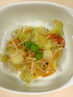 好きな野菜と炒める!えび入りビーフン炒め-レシピのメイン写真