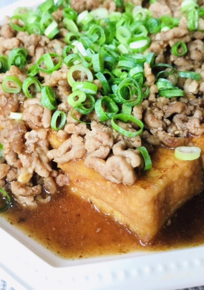 厚揚げの和風カレーそぼろあん-レシピのメイン写真