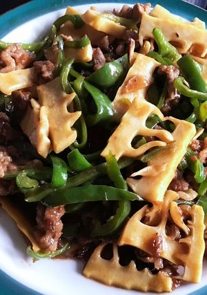 青椒肉絲の素を使った手順の覚え書きレシピ-レシピのメイン写真