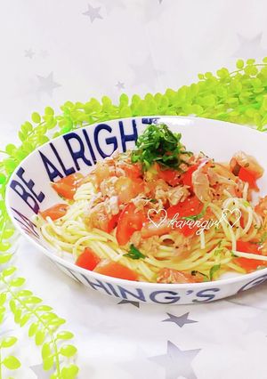 ♡トマト&ツナの冷製パスタ♡カッペリーニ-レシピのメイン写真