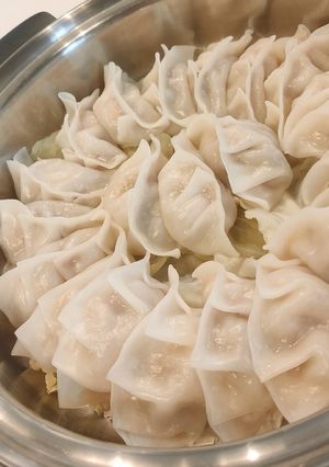 鶏むね肉の蒸し餃子 QC-レシピのメイン写真