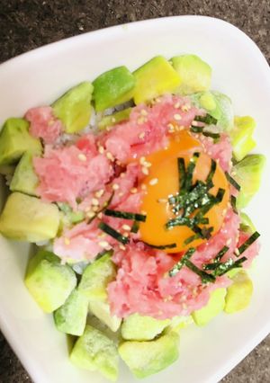 ねぎとろアボガド丼-レシピのメイン写真