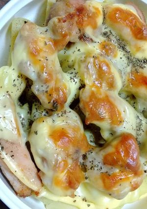 鶏肉とジャガイモのたっぷりチーズ焼き-レシピのメイン写真