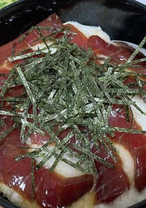 漬けマグロの山かけ丼-レシピのメイン写真