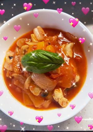 ラタトゥイユ風　鶏もも肉のトマト煮-レシピのメイン写真