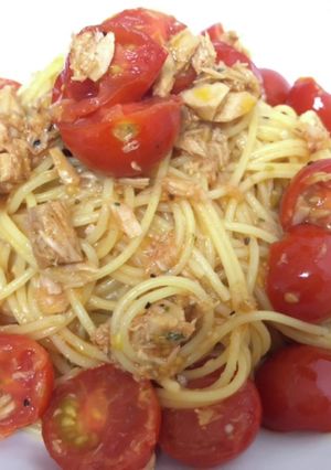 ☆節約☆プチトマトとツナのパスタ-レシピのメイン写真