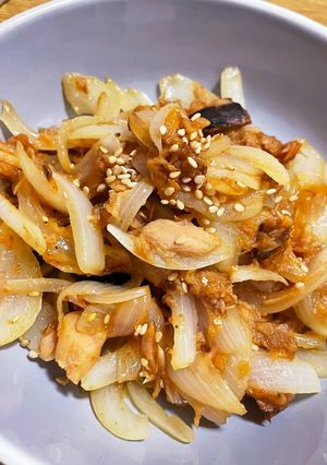 玉葱とシーチキン缶-レシピのメイン写真