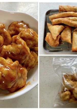 鳥ひき肉と豆腐のフワフワ揚げ（３品）-レシピのメイン写真