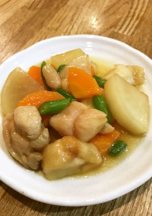 鶏の治部煮風-レシピのメイン写真