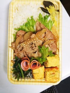 【夫婦弁当67】豚の生姜焼きと玉子焼-レシピのメイン写真