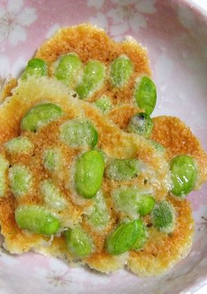 枝豆チーズせんべい-レシピのメイン写真