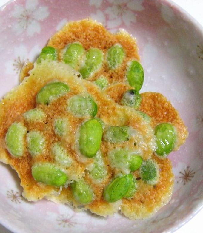 枝豆チーズせんべい-レシピのメイン写真