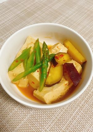 ピリ辛湯豆腐-レシピのメイン写真