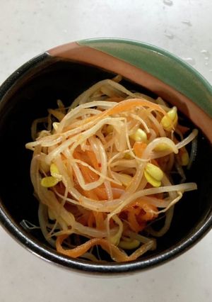 豆もやしとニンジンのキムチ和え-レシピのメイン写真