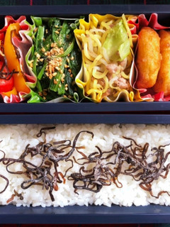 高校生弁当日記(キリナゲット弁当編)-レシピのメイン写真