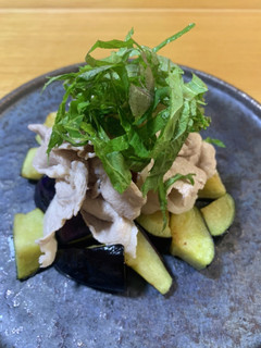 揚げナスと豚の冷しゃぶ-レシピのメイン写真