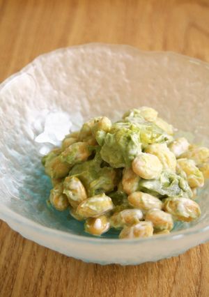 1分で副菜！アボカドと大豆のマヨサラダ-レシピのメイン写真
