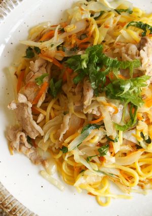 大葉たっぷり！塩焼きそば♪爽やか♪-レシピのメイン写真