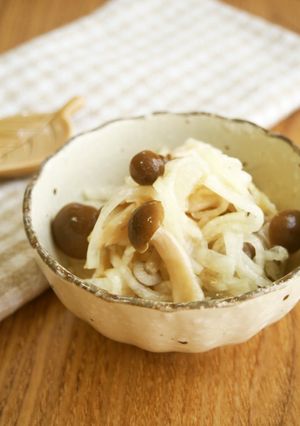 大根・しめじの酢の物【さっぱり副菜】-レシピのメイン写真