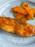 まろやか!ブリの玉ねぎソース照り焼き♪
