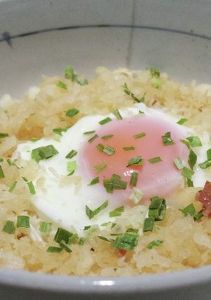 そうめんに天かすと梅干しとごま油-レシピのメイン写真