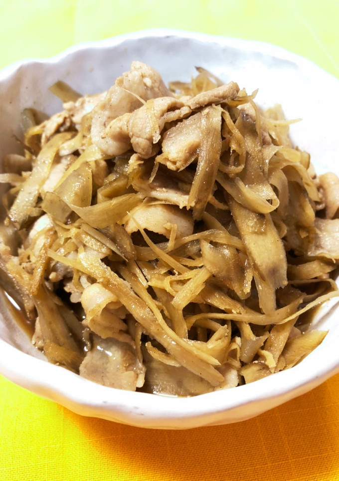 豚肉とごぼうの甘辛煮！もりもり食べられる-レシピのメイン写真