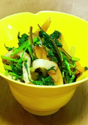 とっても美味しい♡人参の間引き菜の煮物-レシピのメイン写真