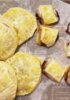 冷凍パイシートであんこ餅パイ-レシピのメイン写真