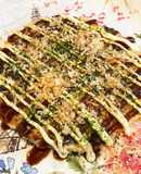山芋入り　オートミールのお好み焼き