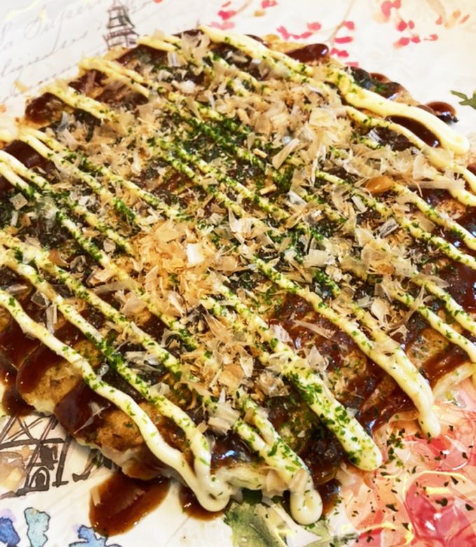 山芋入り　オートミールのお好み焼き-レシピのメイン写真