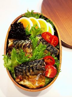 のっけ弁当2021.06.15鯖の塩焼き-レシピのメイン写真