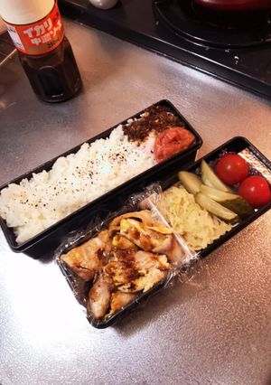 とんぺい弁当-レシピのメイン写真