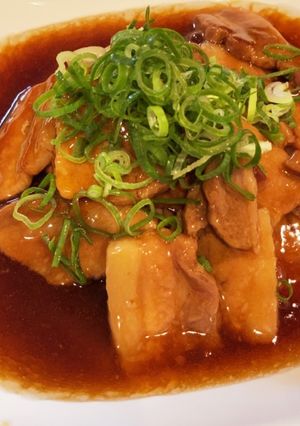 ご飯をかき込もう！豚こまでも角煮！-レシピのメイン写真