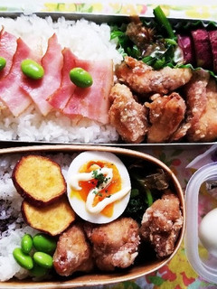 から揚げ弁当(6.15)-レシピのメイン写真