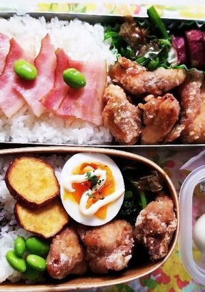 から揚げ弁当(6.15)-レシピのメイン写真